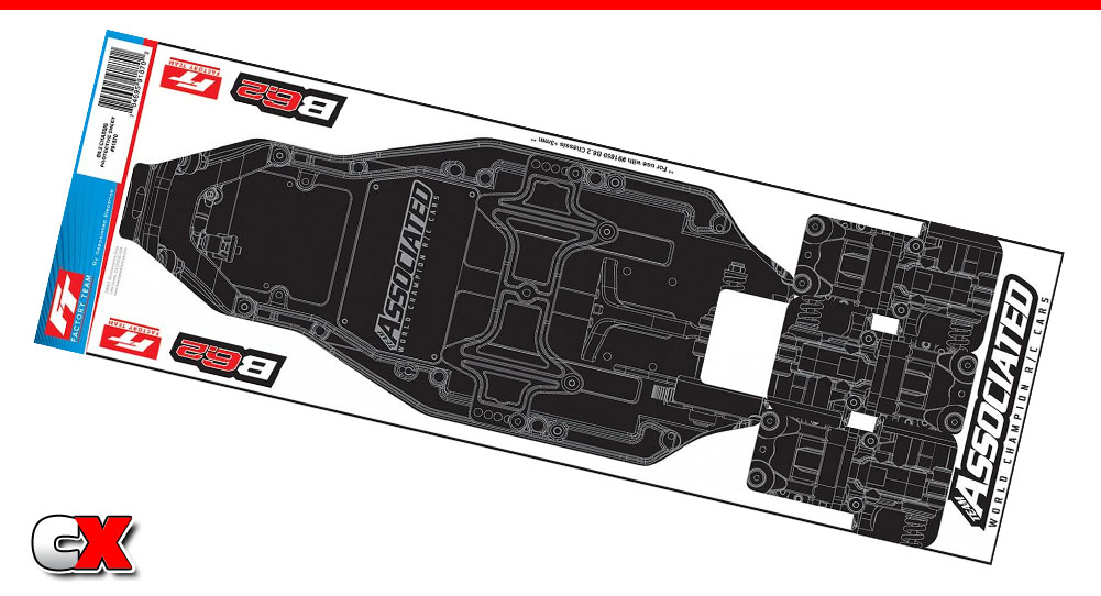 Team Associated Printed B6 2 FT Chassis Protective Sheet CompetitionX