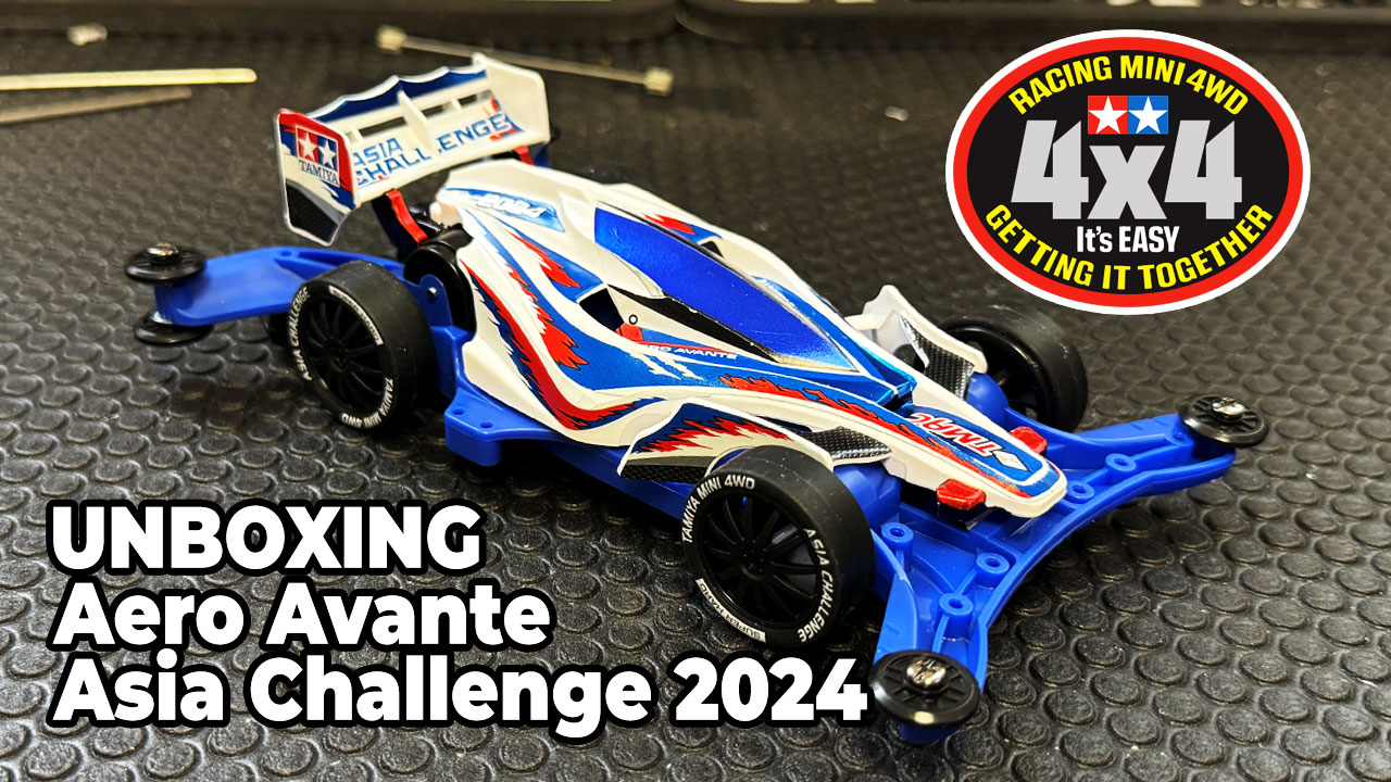 Video Exclusive Tamiya Aero Avante Asia Challenge 2024 Unboxing