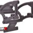 RPM Rear Bumper Mounts for Losi Ten-SCTE