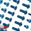 Team Associated RC12R5.2 Blue Aluminum Screw Set