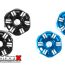 Schelle Racing Asterisk Wing Buttons