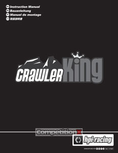 HPI Crawler King Ford F150 Manual
