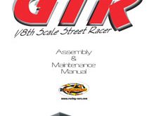 Schumacher Menace GTR Manual