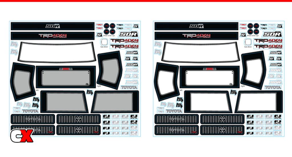 Sor Rc Products Window Emblem Kit - Element Utron 