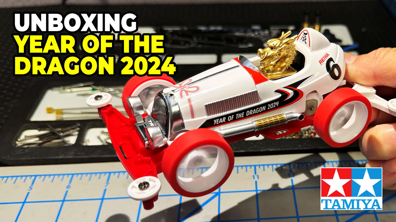 Video Tamiya Year of the Dragon 2024 Super II Mini 4WD Chassis