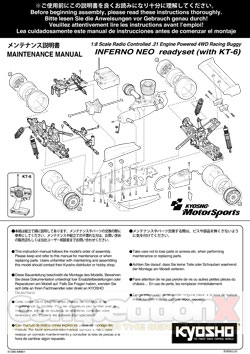 Kyosho inferno neo sales 3.0 manual