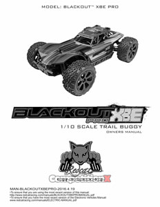 Redcat Racing Blackout XBE Pro Manual