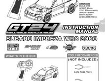 Carisma GT24 Subaru WRC 2000 Manual