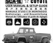 Carisma SCA-1E Coyote RTR Manual