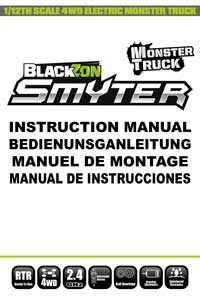 BlackZon Smyter Monster Truck Manual