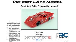 1RC Racing 1/18th Dirt Late Model Manual