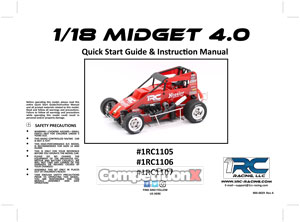 1RC Racing 1/18th Midget 4.0 Manual