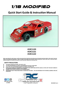 1RC Racing 1/18th Modified Manual