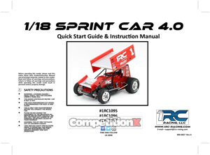 1RC Racing 1/18th Sprint Car 4.0 Manual